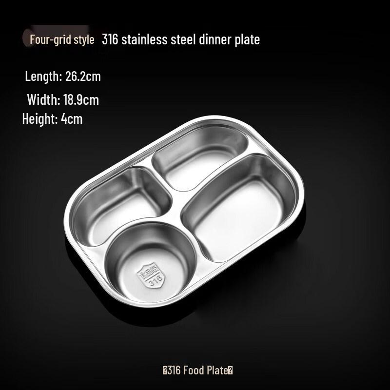 ZISIZ Partitioned Meal Tray