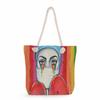Multifunctional  Nurses Series Printed Thick Rope Shoulder Beach Bag 7589 CLE