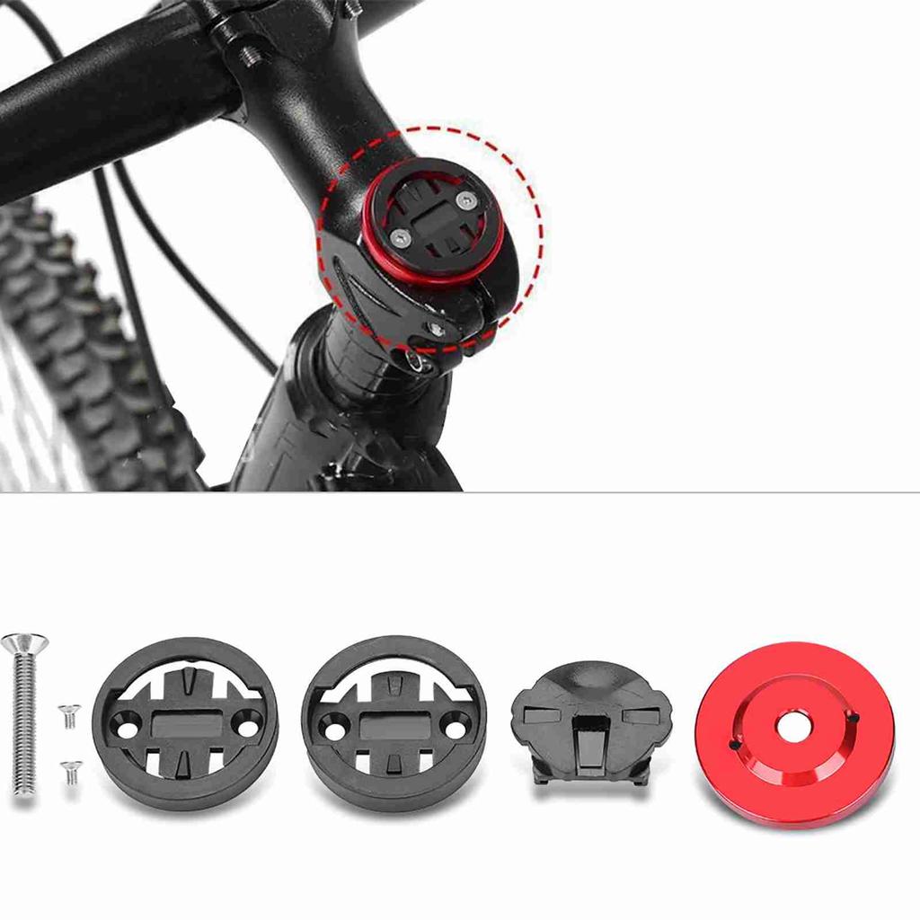 Mountain Road Bike Computer Holder Stem Top Cap Stopwatch GPS Speedometer Mount