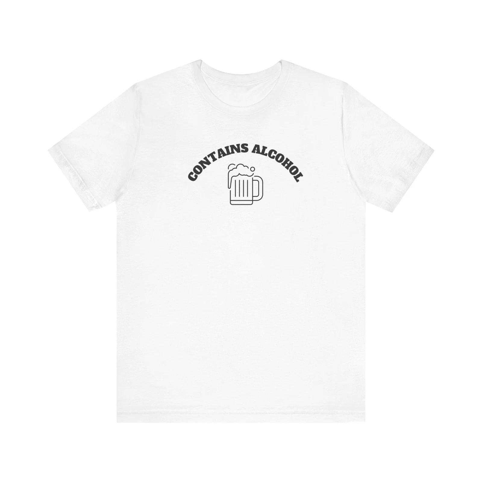

Contains Alcohol Premium Short Sleeve Tee 2XL