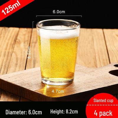ZISIZ Tempered Glass Beer Mug