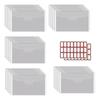 50 Pcs Die Cut Storage Bag Clear Plastic Envelopes Pockets Stamp Storage Pocket Die Cuts Pockets