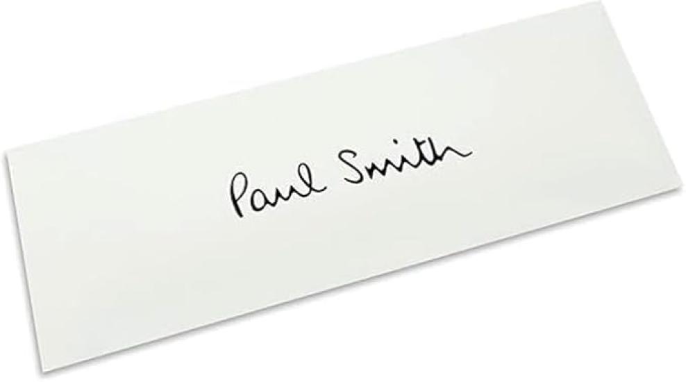 Paul Smith Necktie, 8cm wide, Striped, PinkGray Multi-stripe [Used]