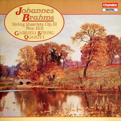 LP Record GABRIELI STRING QUARTET  Johannes Brahms String Quartets Op ABRD1264 CHANDOS 1987 UK Classical Used