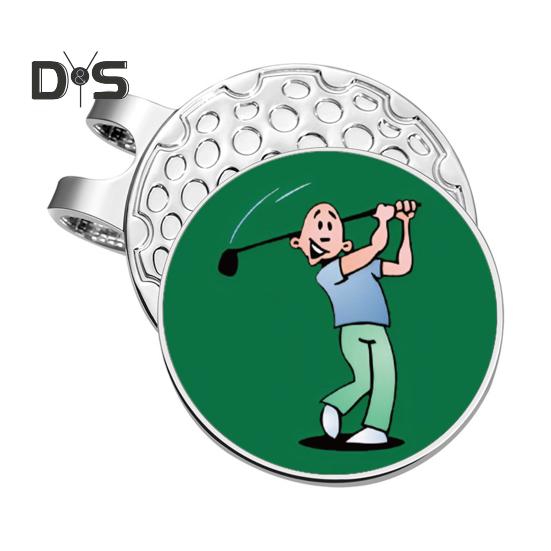 

Маркеры для мячей для гольфа с магнитным зажимом для шляпы, прочная конструкция, компактный дизайн, портативный персонализированный набор маркеров для мячей и зажимов для шляпы разноцветный