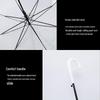TianAi Transparent 8-Rib Long-Handle Umbrella