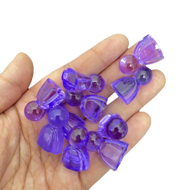20 Stück 24*16*12mm Spielemarker Acryl Bunt Humanoide Meeples Schachfiguren Für Brettspiel Kartenzubehör