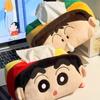 New Crayon Shin Chan Tissue Box Set Anime Figures Cartoon Household Fabric Desktop Cardboards Box Car Tissue Box Best Gift Toy