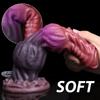 Ejaculation Monster Dildo Soft Silicone Penis Inflatable Big Knot Dildos Squirting Strong Sucker Dick Sex Toy for Women Men 18+