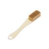 Natural Boar Hair Shoe Brush Interior Cleaning Long Handle Car Interior Brush Soft Bristle Automotive Detailing Brush