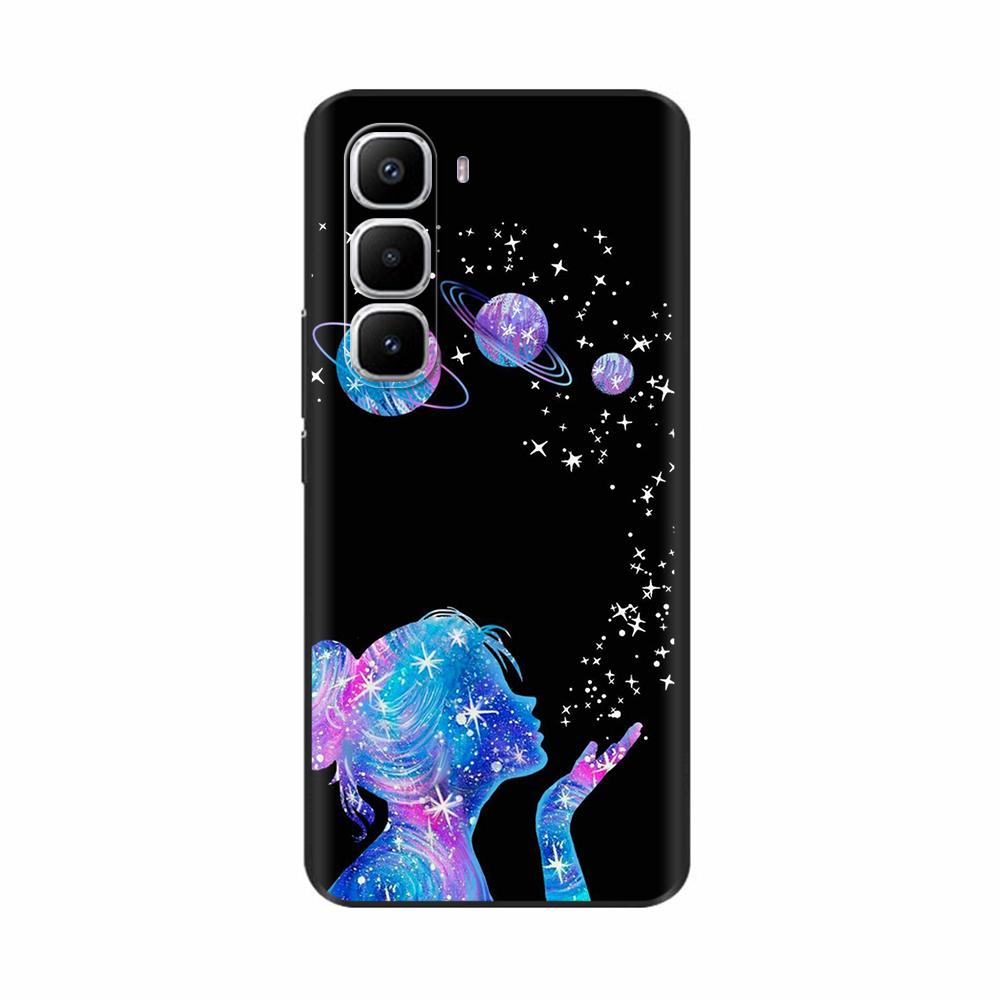 For Infinix Hot 60 Pro Plus Case Popular Love Heart Flower Soft TPU Silicone Back Cover For Infinix Hot 60i Hot60 Pro Phone Case
