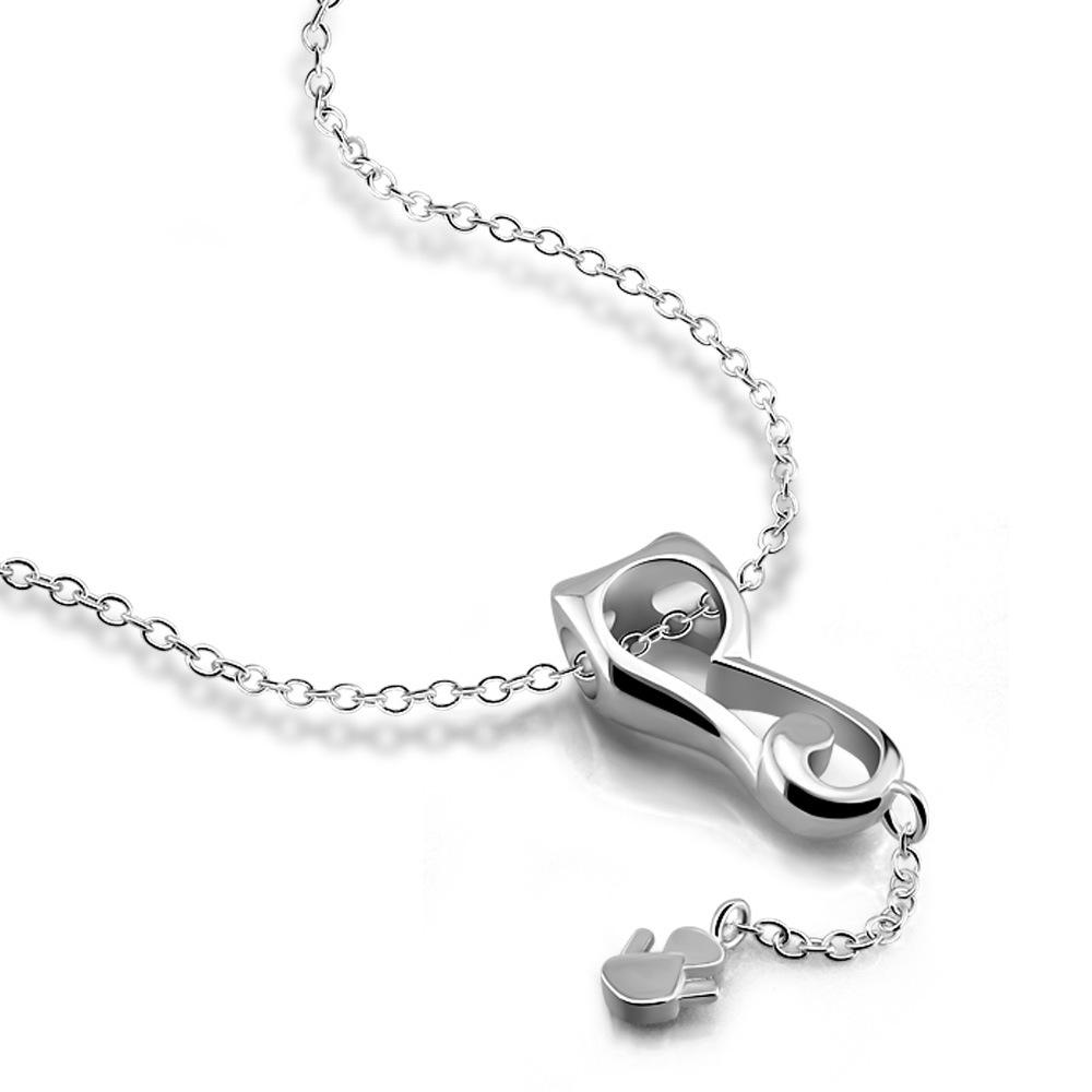 

Cute Cute Cat Bell Necklace Women S Electroplated 925 Silver Simple Coco Cat Collarbone Neck Chain Jewelry