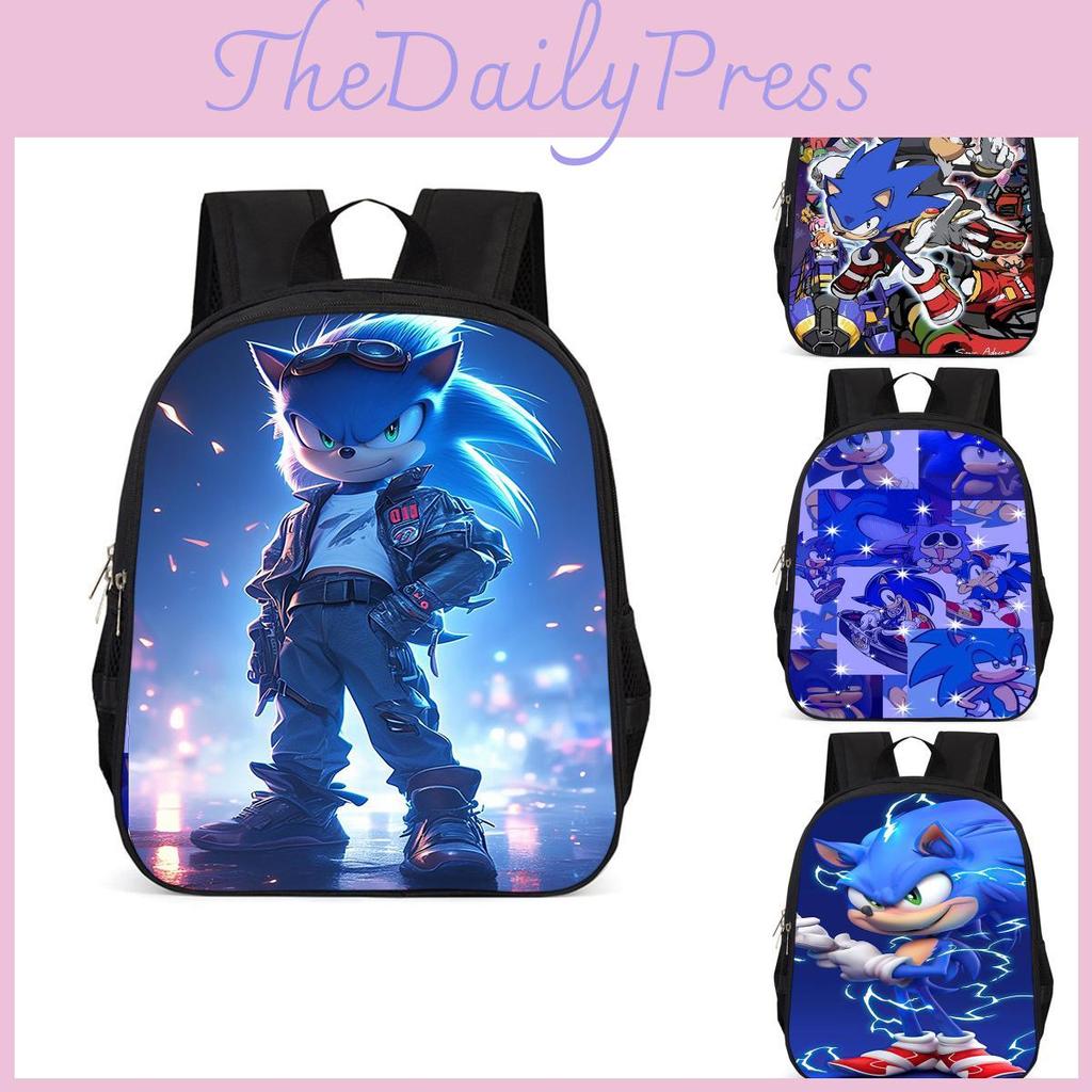 Sonic 15-inch Large Capacity Lightweight Oxford Cloth Backpack For Kids