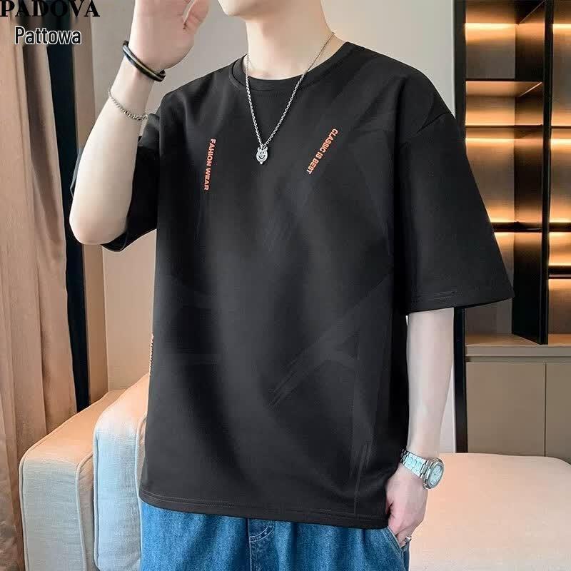 Patuova Men s Summer Ice Silk Loose Fit T-Shirt 2XL