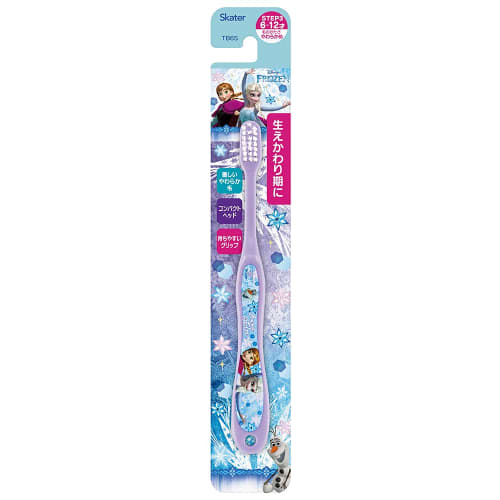 Skater Toothbrush for Elementary School Students (6-12 Years Old) Normal Bristle Hardness 15.5cm Frozen Disney TB6S
