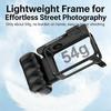 Street Grip Kit For DJI Osmo Action 6 Hand Grip Mount Quick Release Rabbit Cage with Shutter Button Protective Frame Accessory