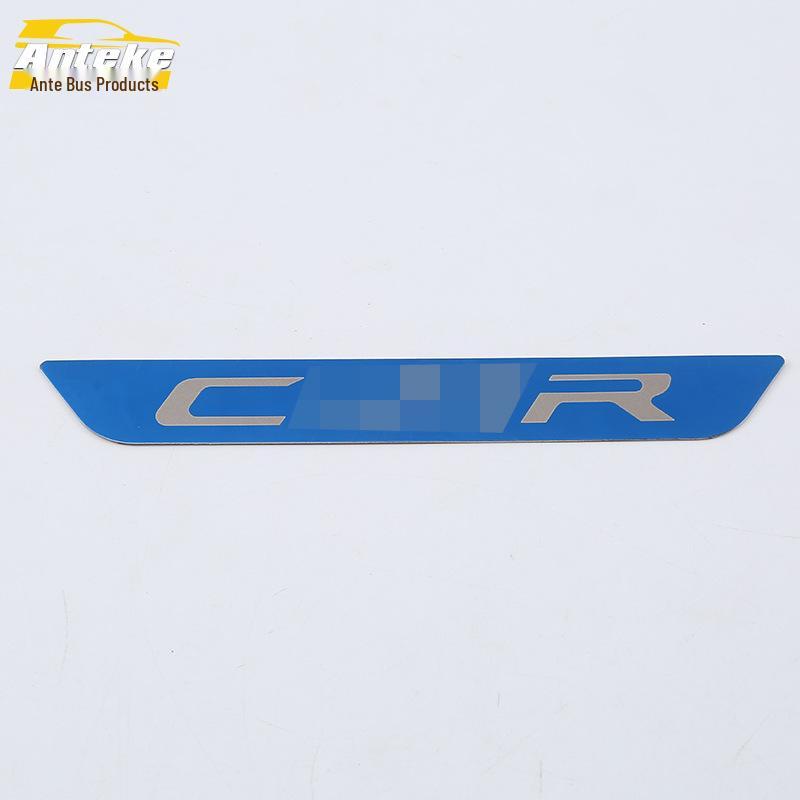 18 CHR Tylna płyta ochronna: Pedał Ochronny Klapy Bagażnika Ze Stali Nierdzewnej Dekoracyjny Cekin.