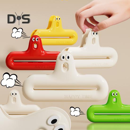 Klipy na sáčky s čipy 4,7 palce Klipy na papírové sáčky na potraviny a svačiny Odolné těsnící úchyty Barevná svářečka sáčků na svačiny a čipsy