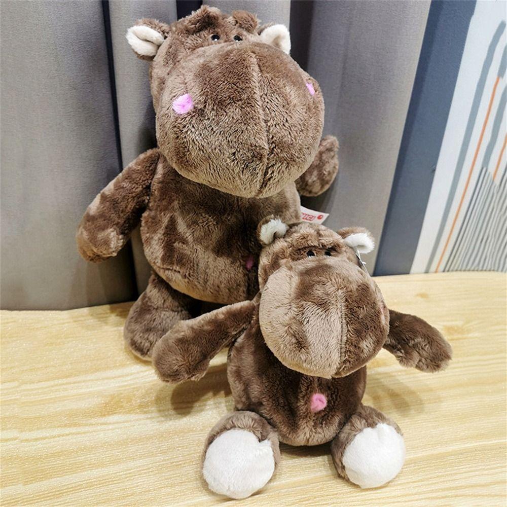 Plush Doll Hippopotamus Plush Toys Forest Animal Hippo Stuffed Toy Birthday Gift   Boys and Girls