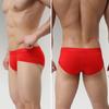 Men Underpants Low Waist Solid Color Thin U Covex Soft Breathable High Elastic Anti-septic Quick Dry No Constraint Pouch Men Briefs Male Underwear