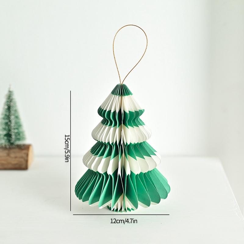 Christmas Tree Pendant 3D Honeycomb Hanging Decoration Xmas Tree Ornamnet Party Festival Desktop Props 2026 Navidad Decor