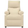 Exclusive House - Cream Fabric Electric Massage Armchair