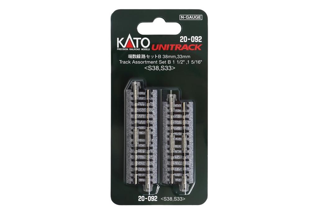 KATO N Gauge Set de șine fracționare B 20-092 Accesorii model feroviar