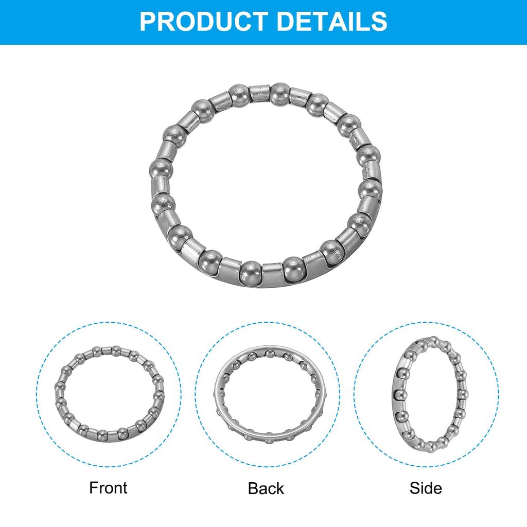PATIKIL Bike Ball Crank Bearing 3/16" x 16 Balls Set