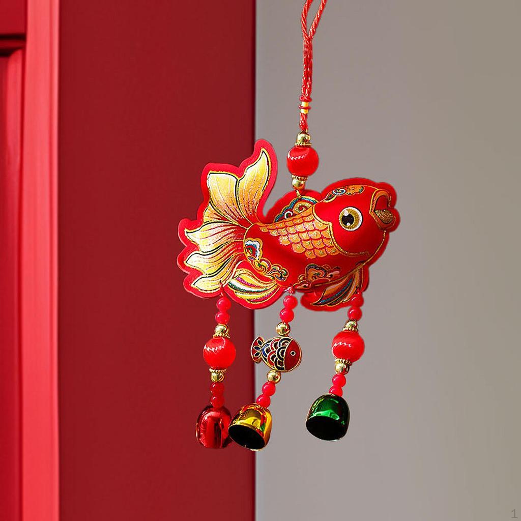 Chinesische Jahresdekoration Windspiel Fengshui-Glücksbringer Segensanhänger Frühlingsfest für