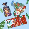 50PCS Cartoon Santa Clause Deer Christmas Gift Bag Mixed Pattern Packaging Bag  New Year