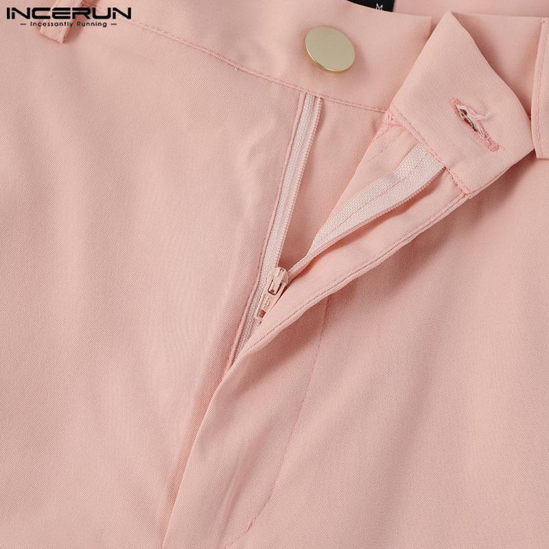 INCERUN Men Sets Lapel Long Sleeve Mesh Cloak Blazer Long Suit Pants Two Pieces Outfits