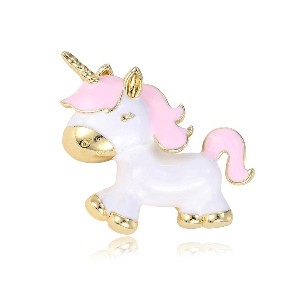 Simple Classic Unicorn Pegasus Brooch - Versatile, Fashionable, and Exquisite Cartoon Jewelry Pin