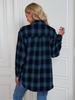 Autumn/Winter 2025 Women's Plaid Boyfriend-Style Loose Shirt