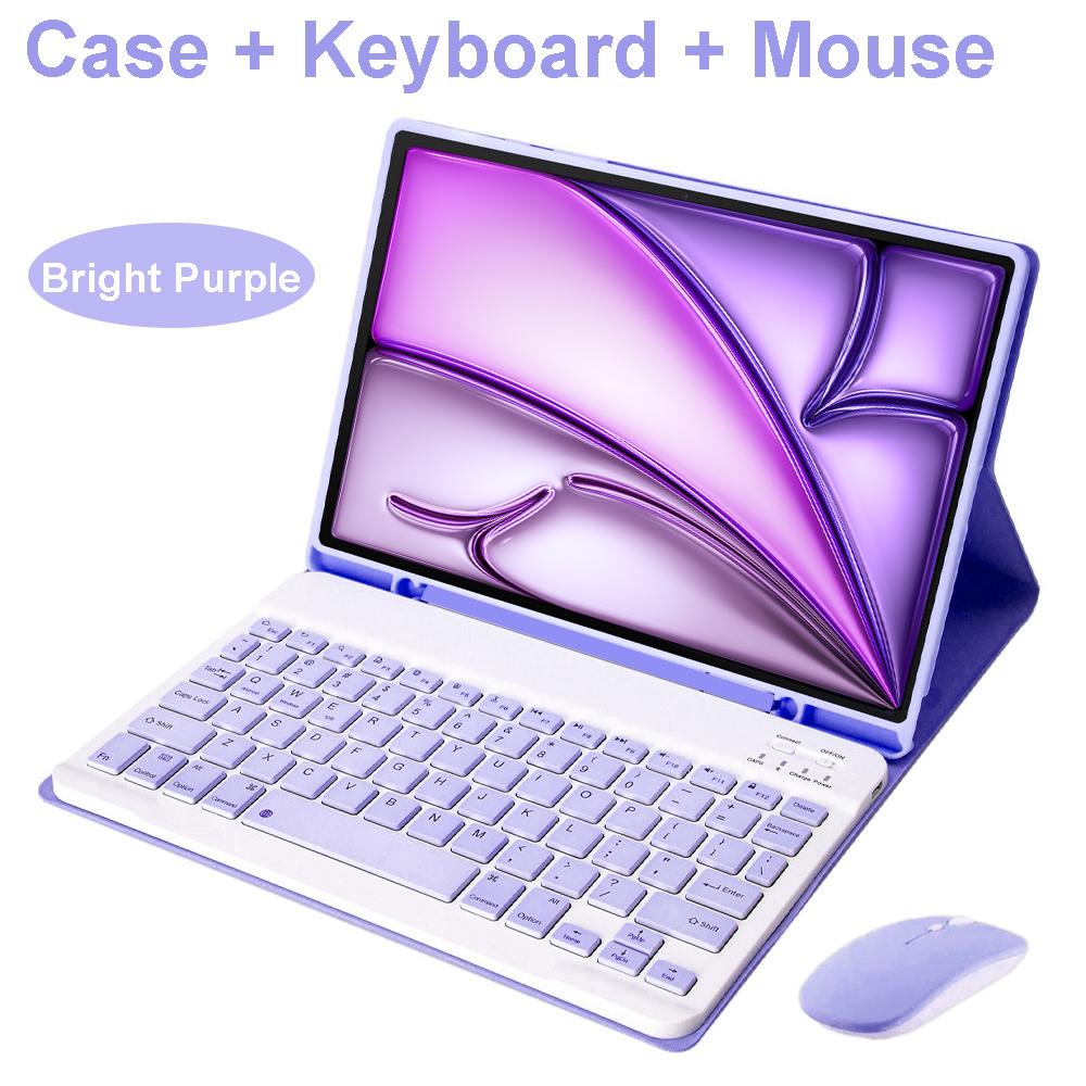 Case for iPad Air 11 Inch (M2) (M3) ,Bluetooth Keyboard Cover for iPad Air 4th 5th 10.9-inch