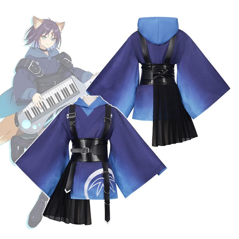 Cosmic Princess Kaguya Anime Iroha Sakayori Cosplay Costume Wig Cloak Hoodie Outfit Halloween Role Playing Convention Clothing