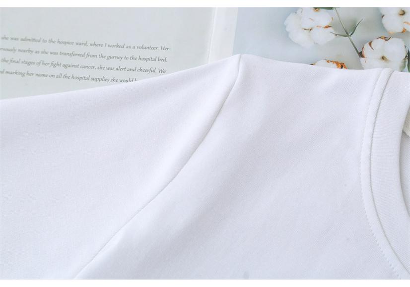 2026 Plus Size Cotton T-Shirt with Horse Patch - Short Sleeve, Round Neck, Fashionable Top for Fat Girls