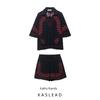 Kaslead New Women Clothes Western Style Fashion Simple Embroidery Shirts Shorts 5107072 5107071