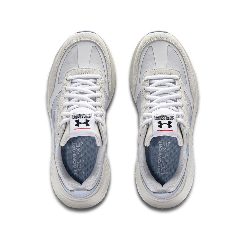 Under Armour Zapatillas de Running Bajas Transpirables Acolchadas Decoy Lux para Mujer Beige Azul 3028614-100