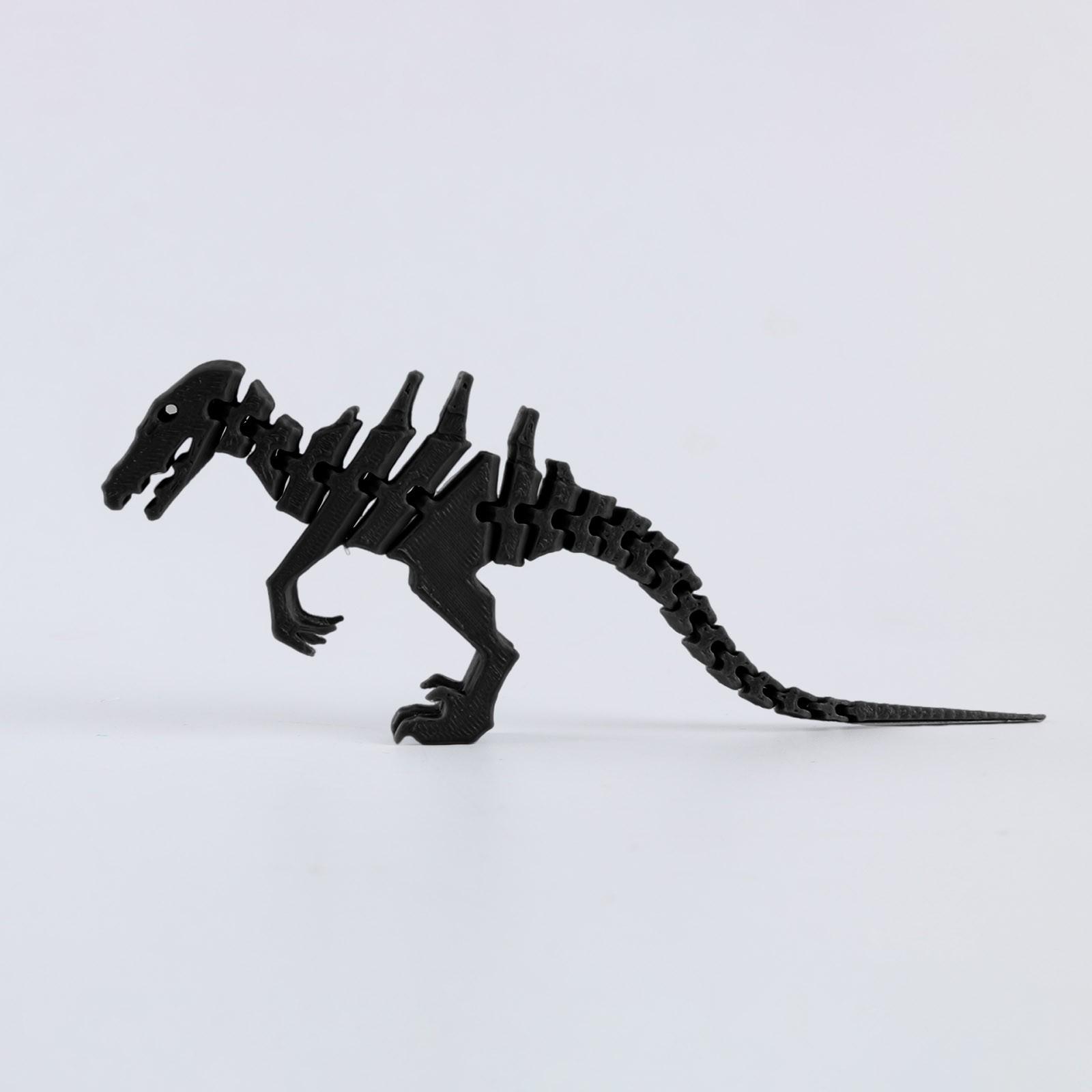 

3D-печать динозавра 3D-печать шарнирного червяка игрушка для взрослых и детей Таинственная игрушка динозавра One Size чёрный