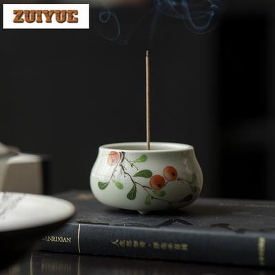Handgefertigter dreibeiniger Räucherhalter Retro Zen-Garten Räucherstövchen Aromatherapie Räucherkessel Teegeschirr Zubehör Bastelbedarf Geschenk
