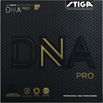 STIGA Tischtennisbelag Tension Back Soft DNA Pro H Schwarz Extra Dick 1712030121