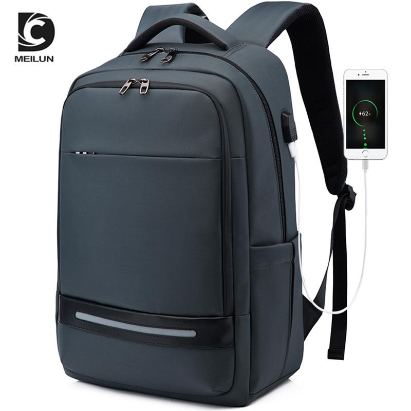 New Backpack Simple Usb Oxford Cloth Computer Men's Bag Leisure Backpack Gift Business Backpack Men's Backpack Student