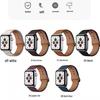 Compatible with Apple & Huawei: Retro Genuine Leather Snap-On Watch Band