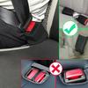 Multiple Vehicle Seat Belt Clip Holder Secure Lock Stabilizer Plastic Security Enhancer Easy Installation For Car Safety