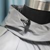 Herbst 2026 schillernde Patchwork-Jacke mit Farbverlauf - Reflektierende Kleidung für Radfahren und Nachtsicherheit.