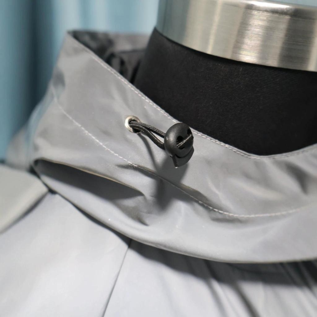 Herbst 2026 schillernde Patchwork-Jacke mit Farbverlauf - Reflektierende Kleidung für Radfahren und Nachtsicherheit.
