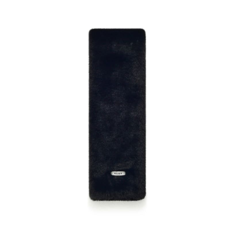 Velsey Fake Fur Solid Muffler [BLACK]