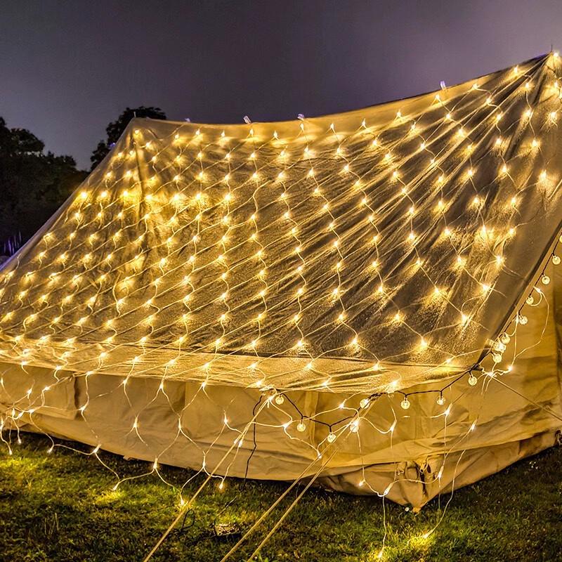 LED-Fischernetz-Lichterkette