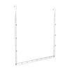 Adjustable 2 Tier Closet Rod Double Hanging Level Maximize Storage Space Organize Clothes Avoid Creases Wrinkle Free