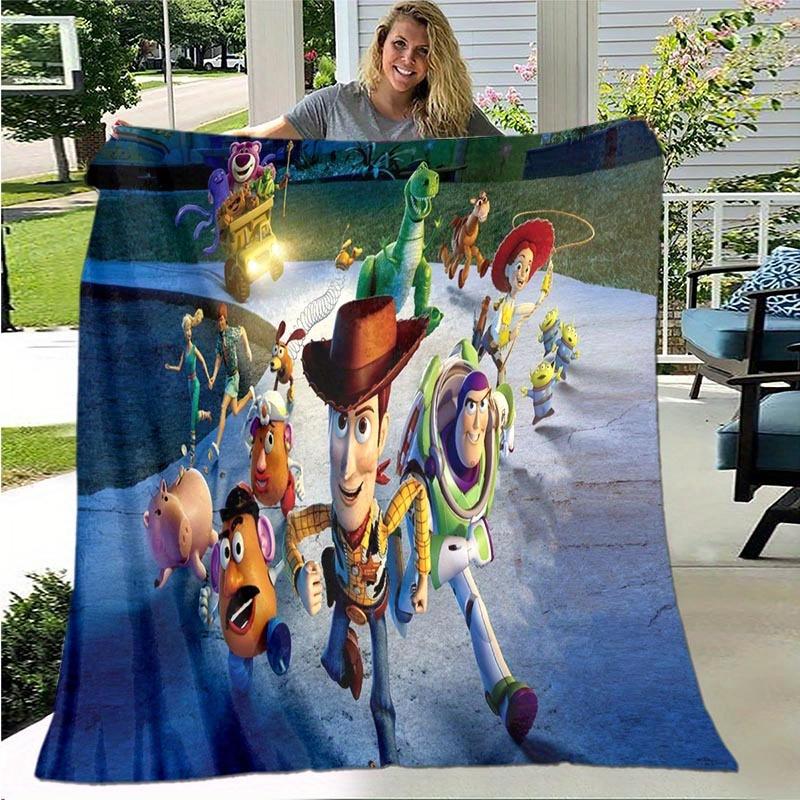 1pc Toy Story Printing Blanket - Soft, All-Season Throw for Living Room, Bedroom,Personalized Gift with Adorable Cartoon Design